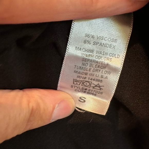 Allison Joy Relaxed Fit Black High Low Tank Dress / small - Picture 3 of 8